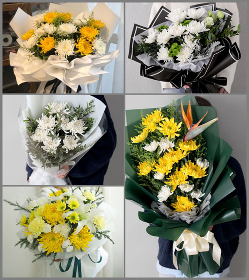 贵州贵阳清镇市站街镇坪埔村白事花束代送